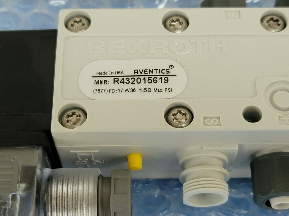 NIB BOSCH AVENTICS R432015619 740 VALVE 24V DC 2.1W COIL