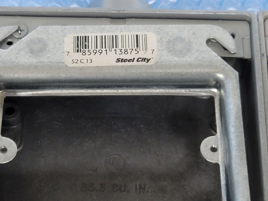 NIB ABB RED DOT 2AFS-2 DEVICE BOX 3/4'' FS STYLE TWO GANG DEAD END