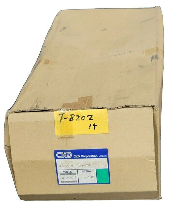 NIB CKD 4F320E-10-TP SOLENOID VALVE 4F320E10TP VOLTS: AC200V
