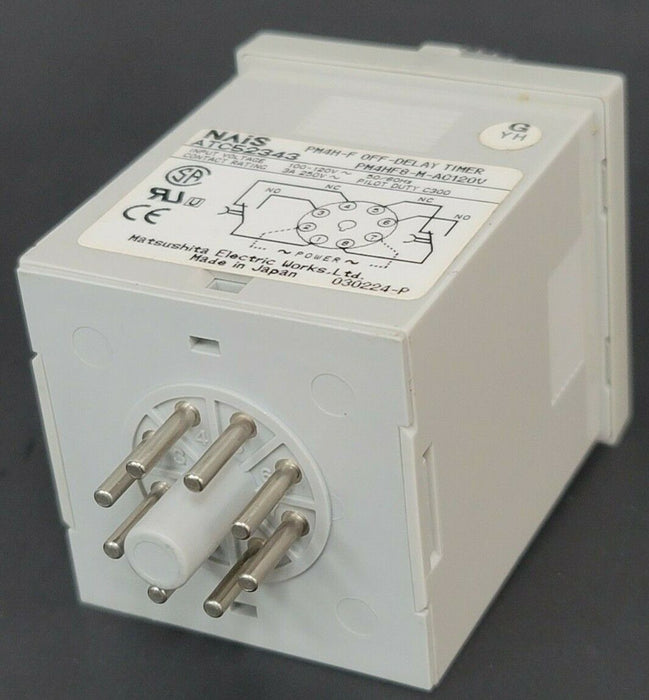 NAIS PM4H-F OFF-DELAY TIMER ATC52343 PM4HF8-M-AC120V