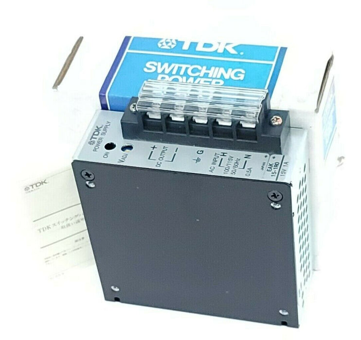 NIB TDK EAK-15-1R0 POWER SUPPLY EAK151R0 15V 1A