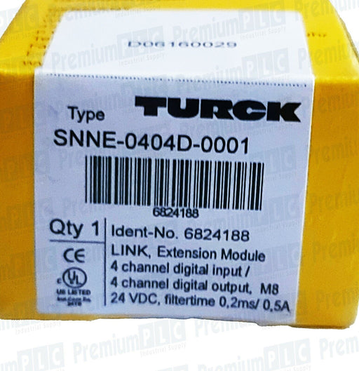 NEW TURCK SNNE-0404D-0001 PICONET EXTENSION MODULE LINK 4IN/4OUT 24VDC 6824188