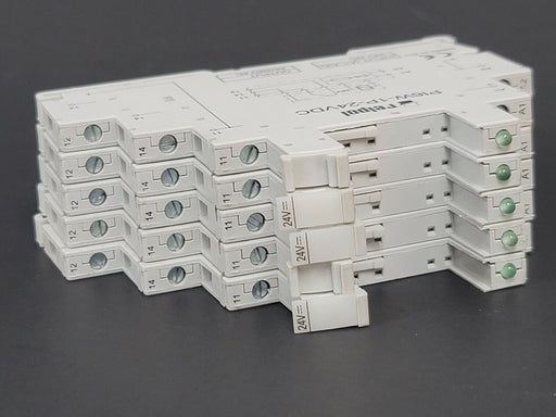 LOT OF 5 RELPOL PI6W-1P-24VDC RELAYS PI6W1P24VDC