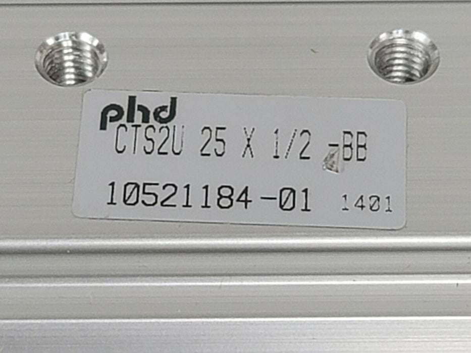 NEW PHD CTS2U25X1/2-BB PNEUMATIC CYLINDER 10521184-01
