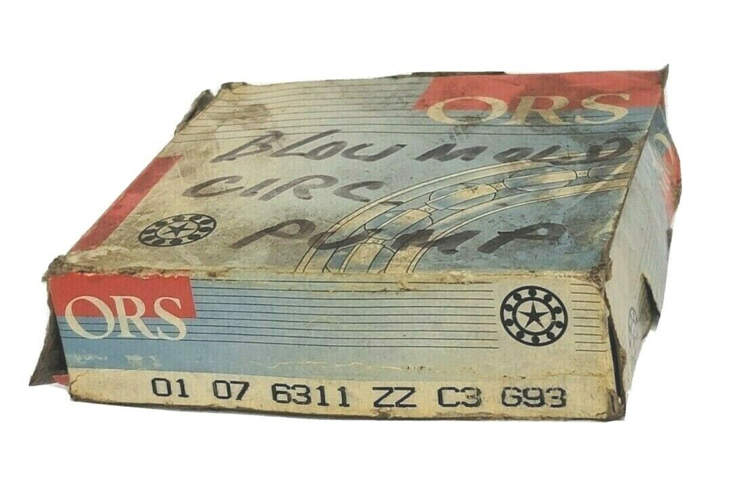 NIB ORS 6311ZZC3 SINGLE ROW DEEP GROOVE BALL BEARING