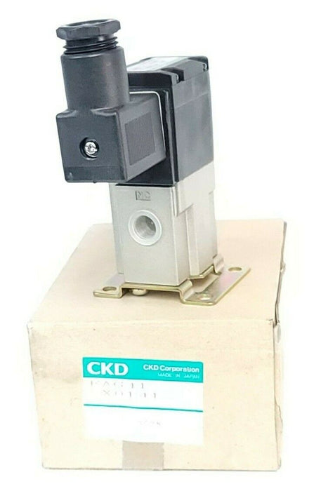 NIB CKD FAG41-X0141 SOLENOID VALVE AC200V AIR 0.7MPa ORIFICE 2 RC 1/4 3528