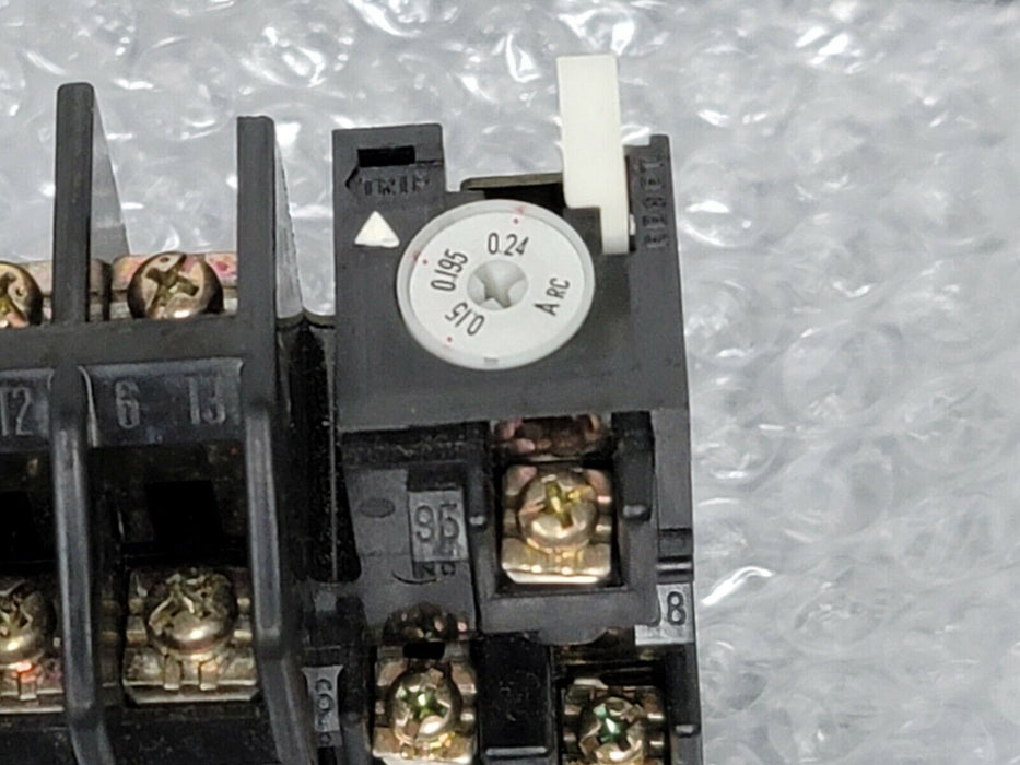 NEW FUJI ELECTRIC 1NROFB OVERLOAD RELAY TR-1SN/UL RANGE: 0.15-0.24A 600V