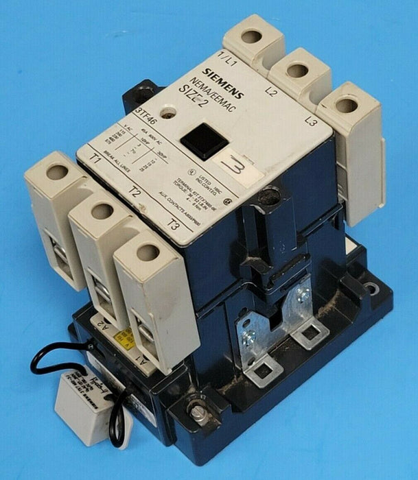 SIEMENS 3TF4622-0AK61 SIZE 2 CONTACTOR NON-REVERSING 110/120VAC 50/60HZ