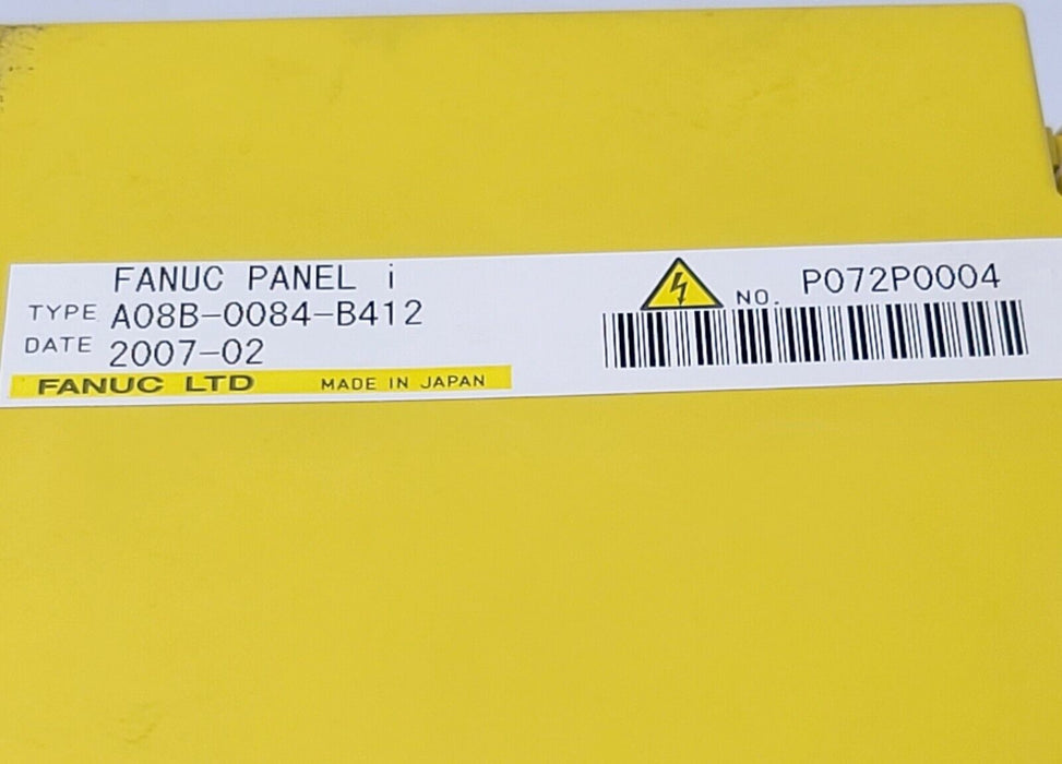 GE FANUC A08B-0084-B412 15" XGA PANEL i PC W/ A08B-0084-D432 & A08B-0084-C120/D
