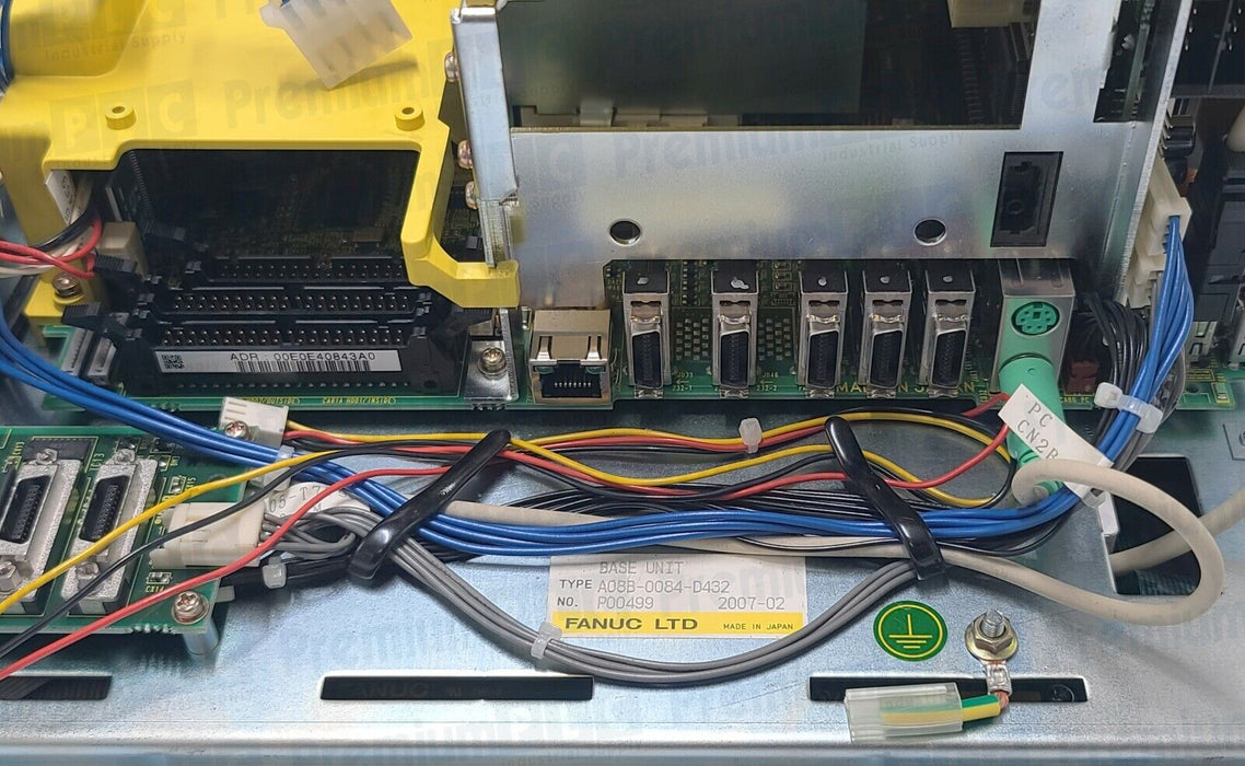 GE FANUC A08B-0084-B412 15" XGA PANEL i PC W/ A08B-0084-D432 & A08B-0084-C120/D