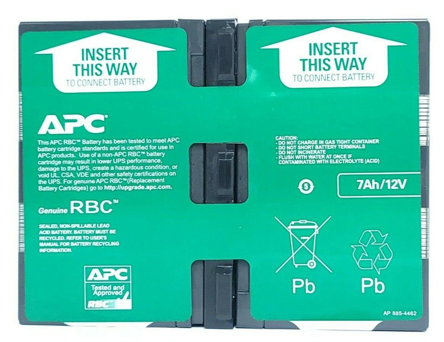 NIB APC APCRBC124 REPLACEMENT BATTERY CARTRIDGE CART# 124