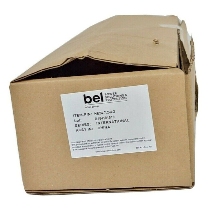 NIB BEL POWER SOLUTION HE24-7.2-AG POWER SUPPLY 24VDC & 7.2A