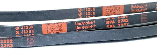 LOT OF 5 NEW JASON SPA 2282 UNIMATCH V-BELTS SPA2282