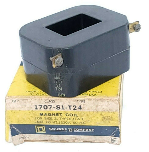 SQUARE D 1707-S1-T24 MAGNET COIL 240-220V 60-50HZ, 1707S1T24