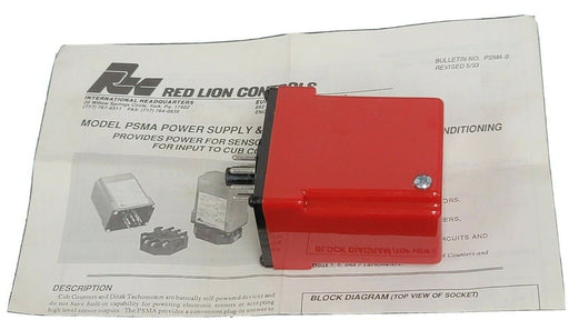 NEW RED PSMA100 POWER SUPPLY MODULE 8 PIN 115 VAC 50/60HZ