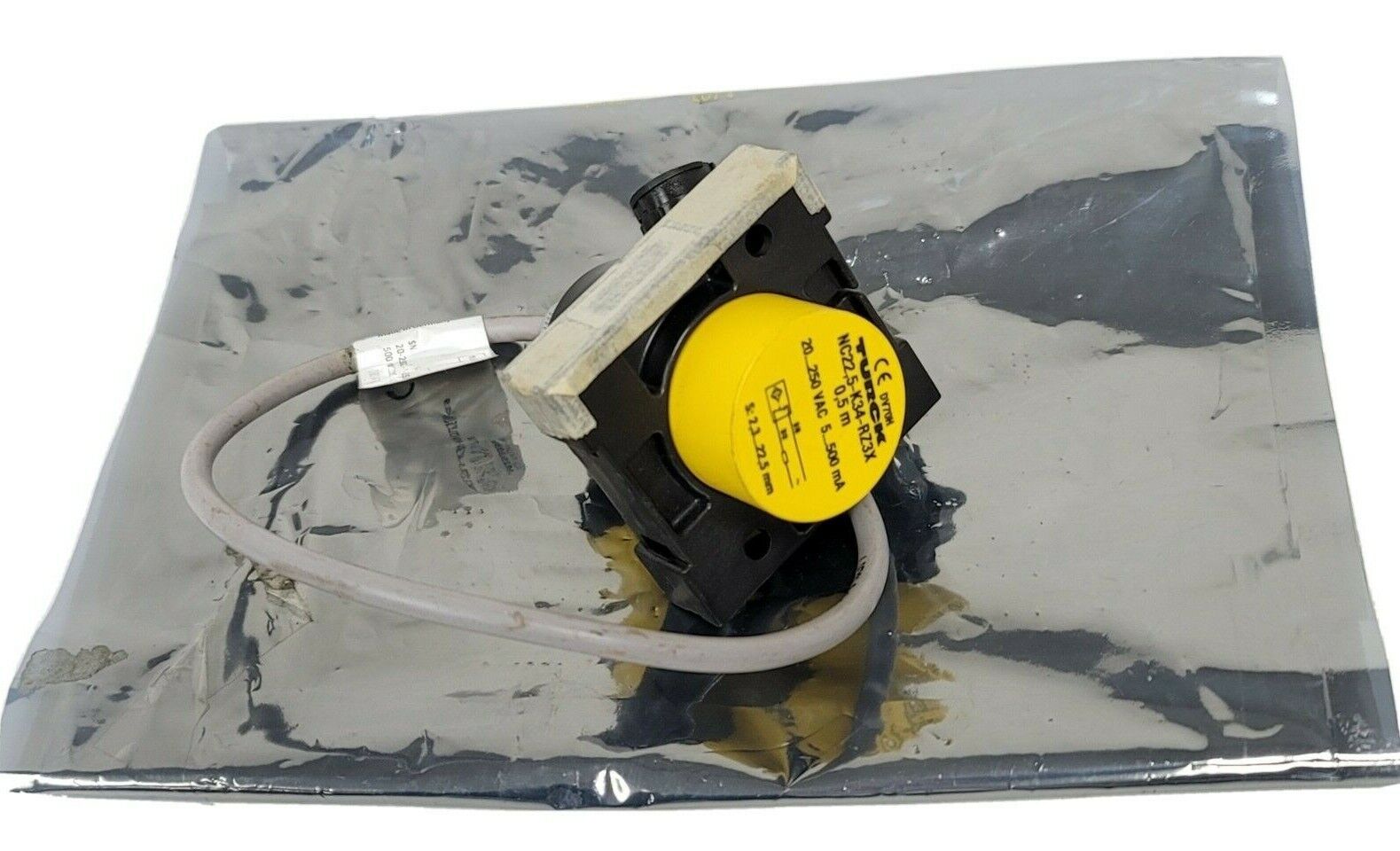 NEW TURCK NC22.5-K34-RZ3X 0.5M INDUCTIVE PROXIMITY 20...250VAC 5...50MA