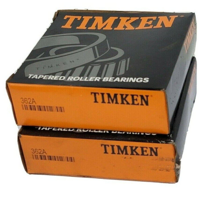 LOT OF 2 NIB TIMKEN 362A TAPERED ROLLER BEARINGS