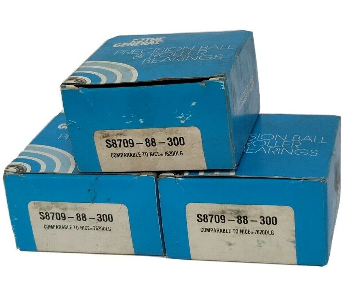 LOT OF 3 NIB THE GENERAL S8709-88-300 BEARINGS S870988300