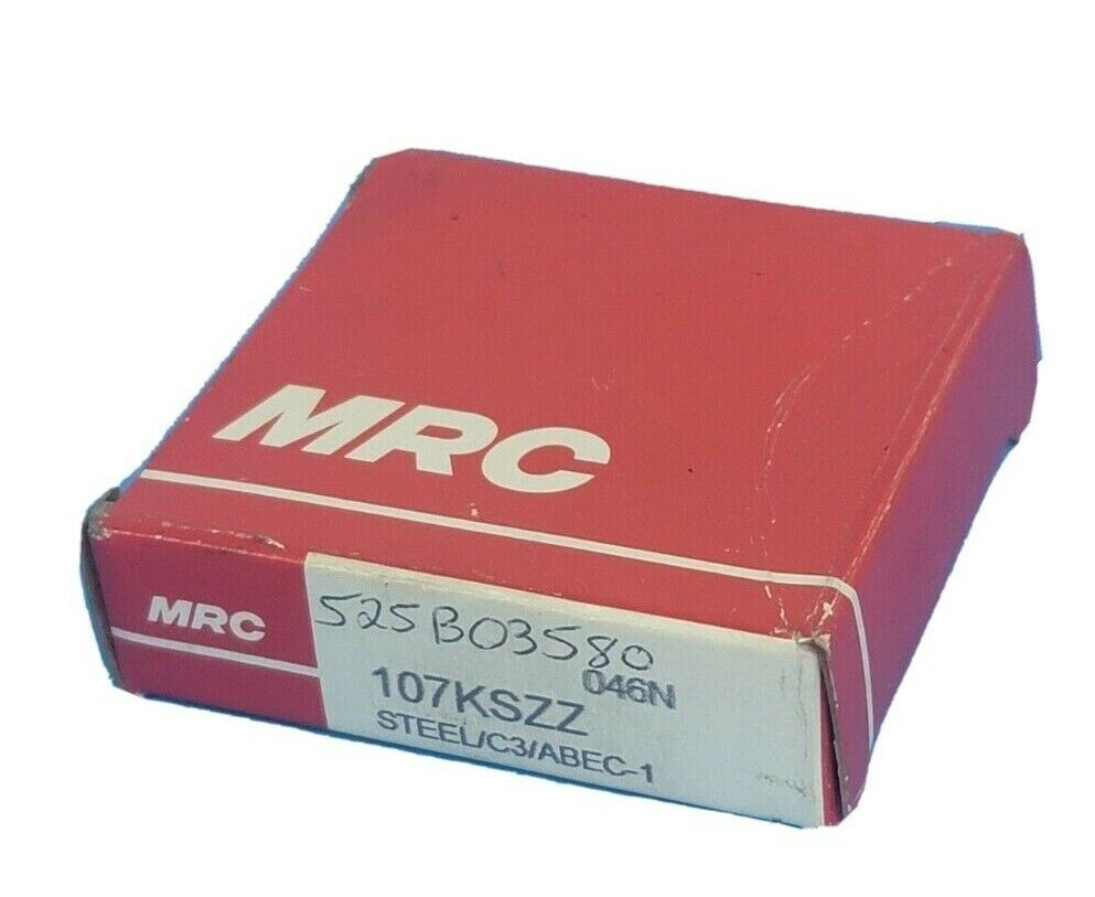 NEW MRC 107KSZZ STEEL C3 ABEC-1 ROLLER BEARING 046N