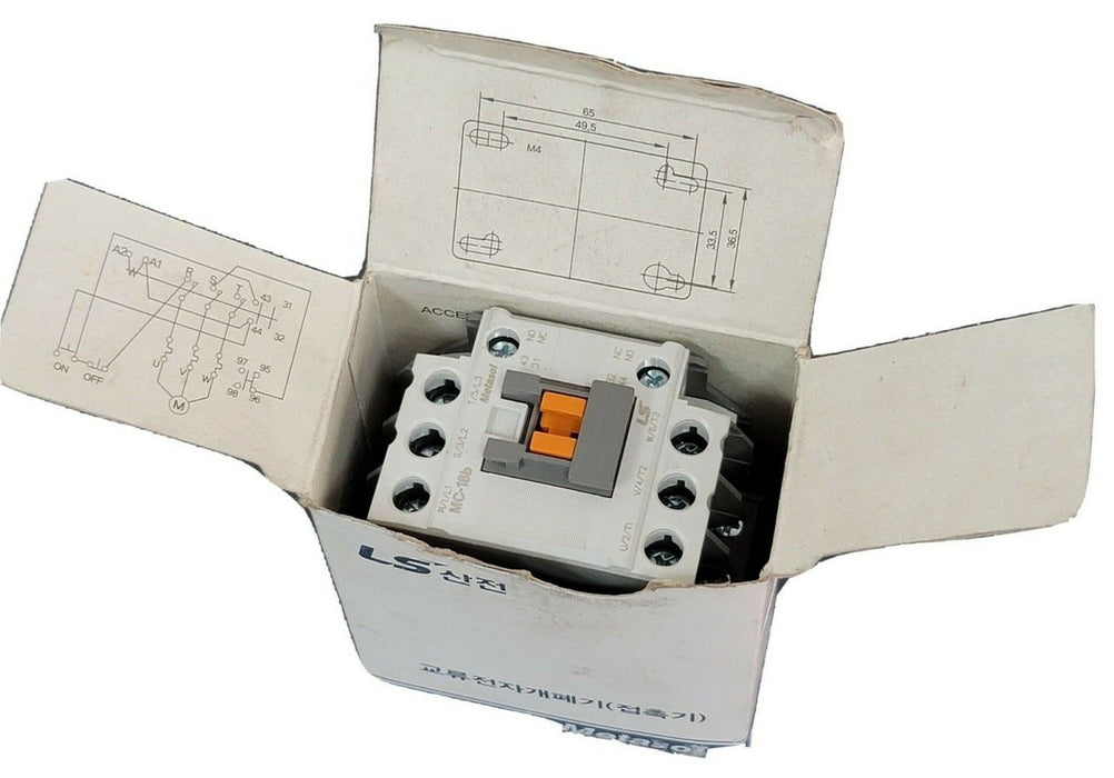 NEW METASOL ALTECH CORP MC-18B-DC24V CONTACTOR 3 POLE 18A MC18BDC24V