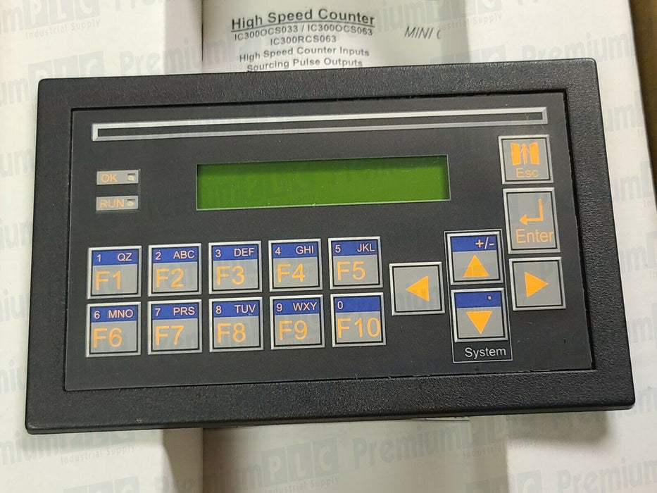 USED GE FANUC IC300OCS063 / IC300OCS063D  miniOCS OPERATOR CONTROL PANEL 24VDC