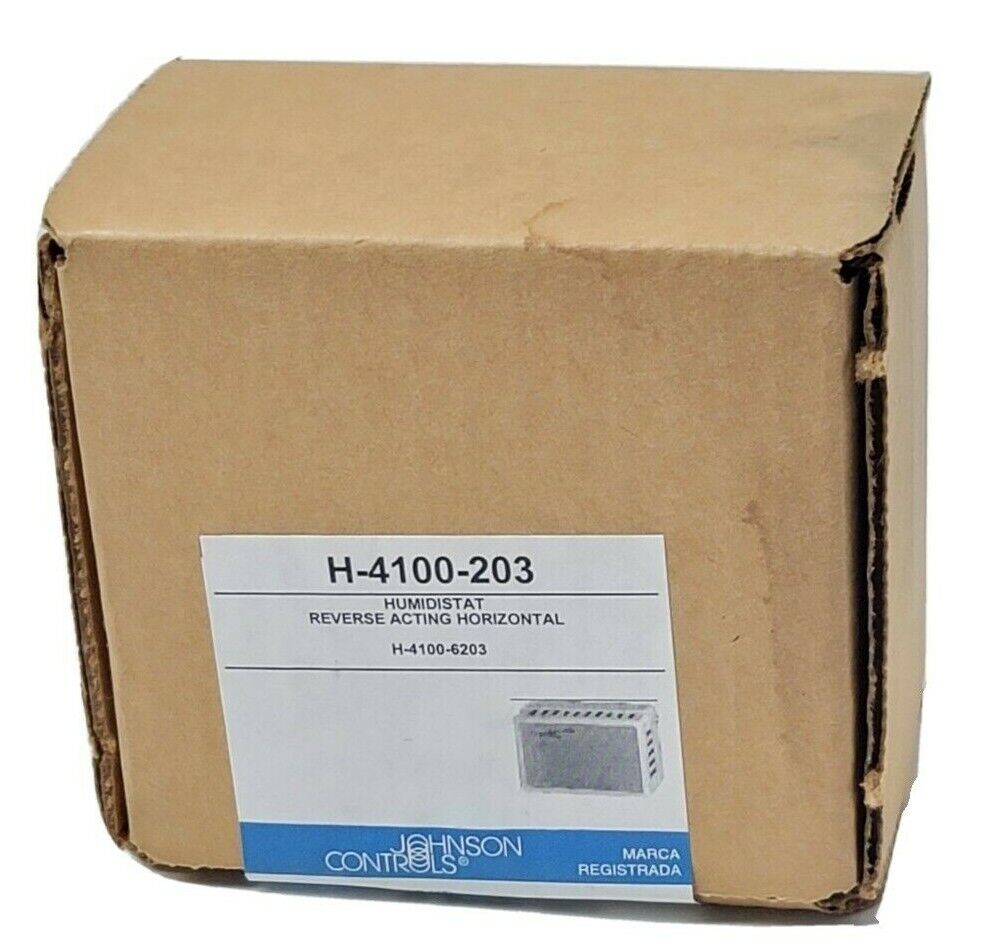 NIB JOHNSON CONTROLS H-4100-203 HUMIDISTAT REVERSE ACTING HORIZONTAL H4100203