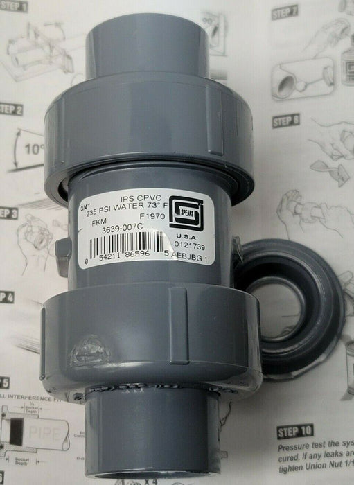NIB SPEARS 3639-007C TU 2000 STANDARD BALL VALVE SOC/FIPT 3/4'' CPVC