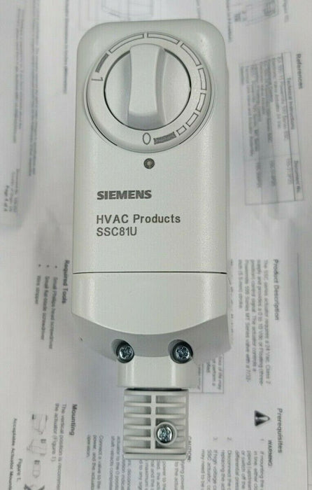 NIB SIEMENS SSC81U POWERMITE VF 599 SERIES VALVE ACTUATOR STROKE 7/32''