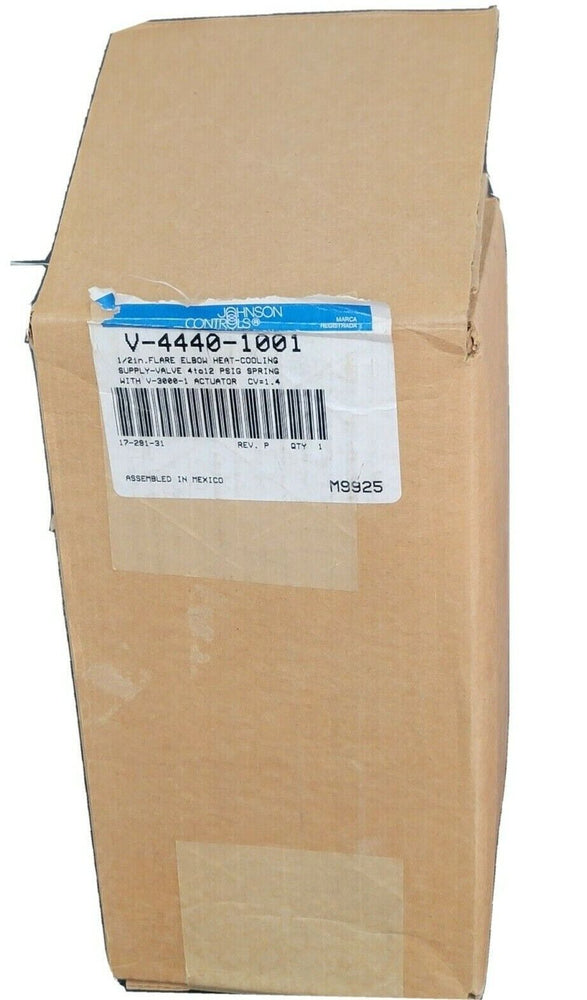 NIB JOHNSON CONTROLS V-4440-1001 1/2" H-C 4-12# ELBOW V44401001, 1.4CV
