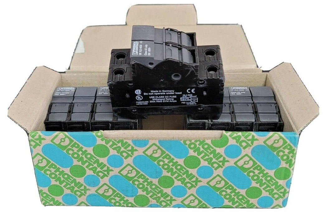 BOX OF 5 NEW PHOENIX CONTACT UK 10 3-CC HESI N 2POL TERMINAL BLOCKS 3048593