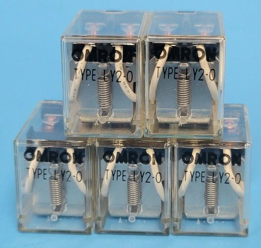 LOT OF 5 NEW OMRON LY2-0 DC24V RELAYS
