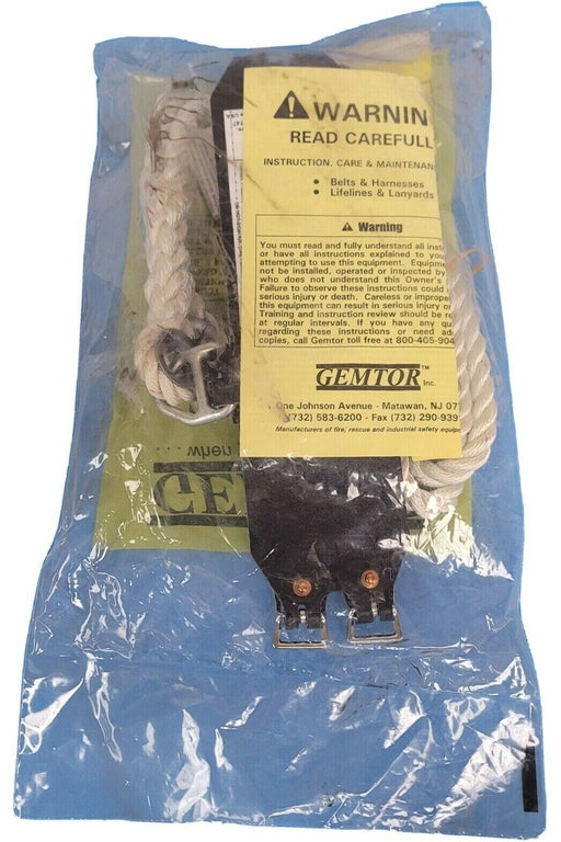 NEW GEMTOR INC. MODEL # 930 WRIST HARNESS 1/2'' NYLON 53