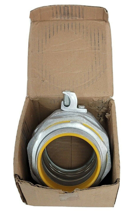 NEW COOPER CROUSE HINDS LTB300G 3'' GROUNDING CONNECTOR W/ INSULATED THROAT