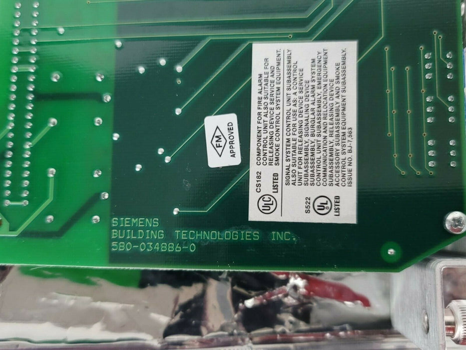 NEW SIEMENS 500-033250 CRC-6 FIRE ALARM RELAY CARD REV. 02.01 500033250 CR6