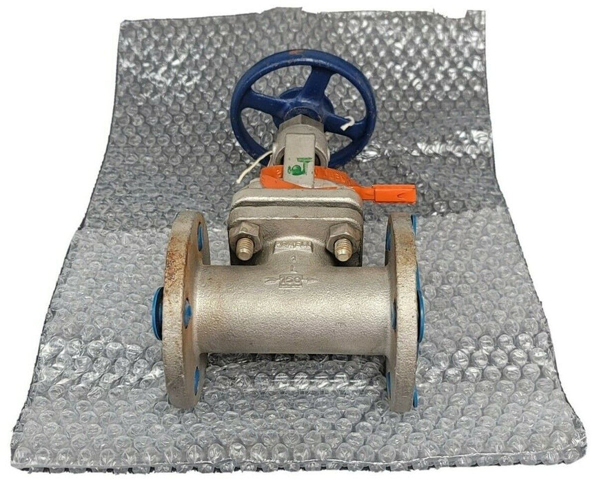 NEW POWELL 2475 1'' GLOBE VALVE CF8M W/ HANDLE