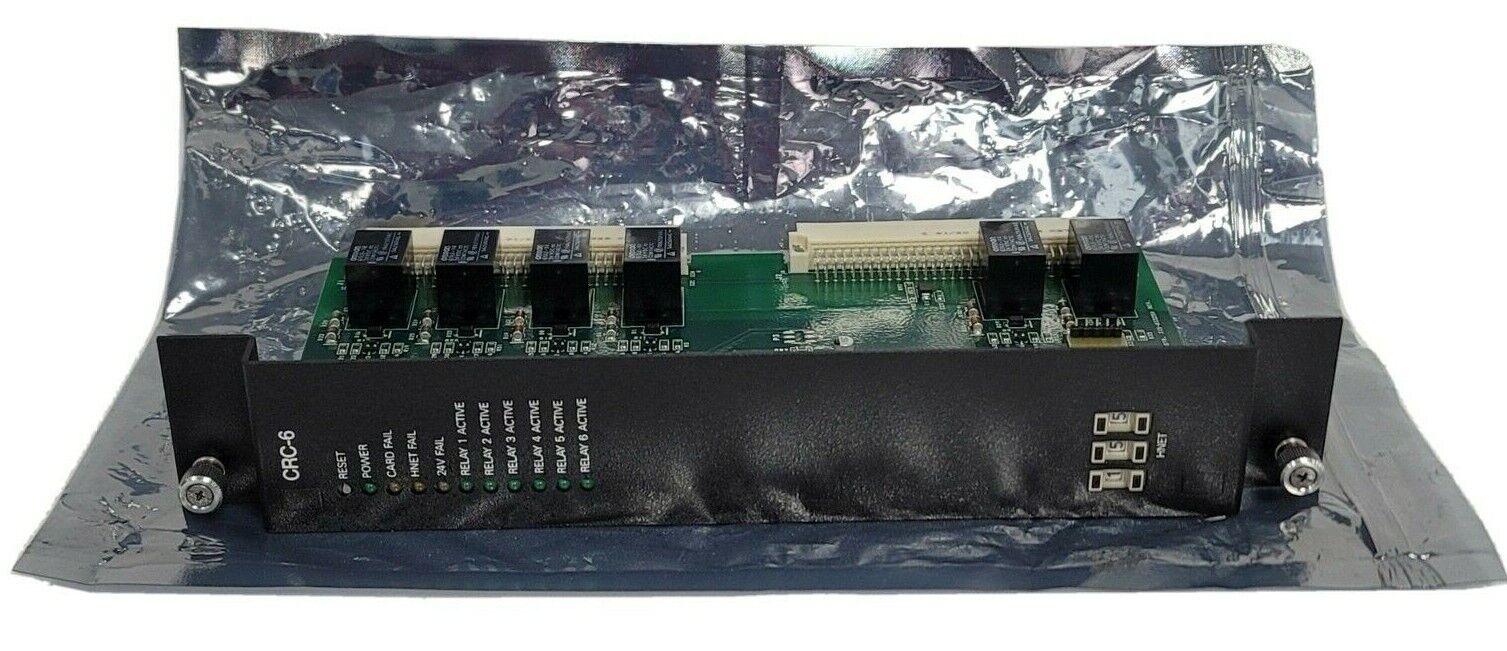 NEW SIEMENS 500-033250 CRC-6 FIRE ALARM RELAY CARD REV. 02.00 500033250 CR6