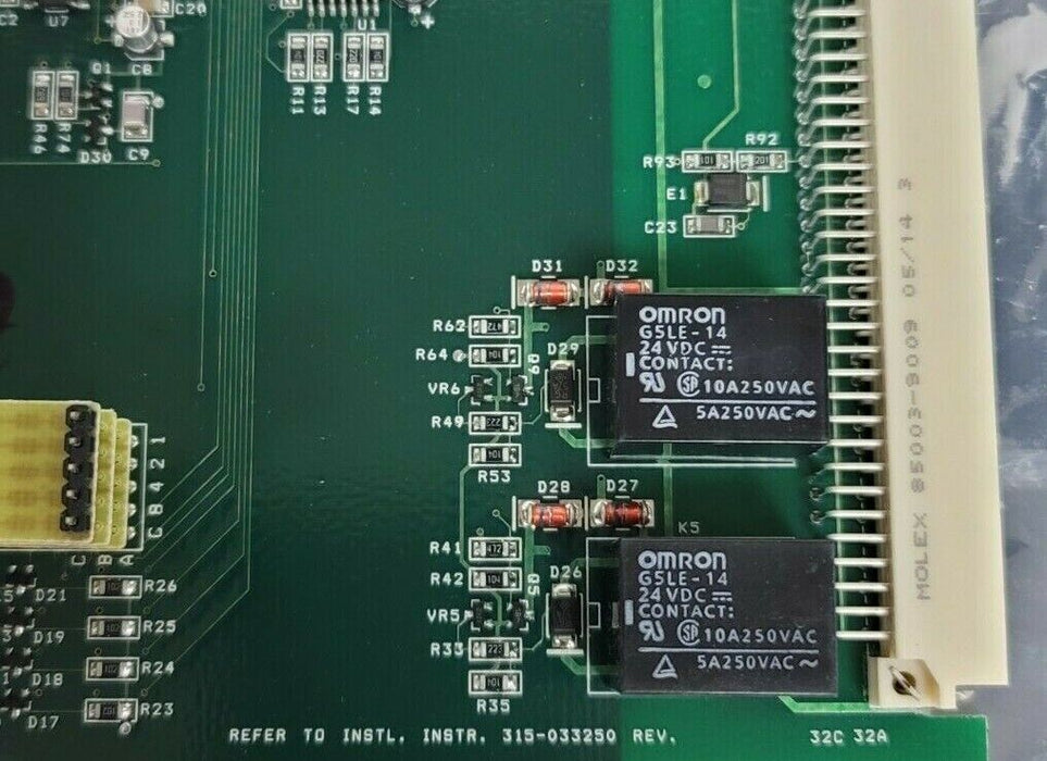 NEW SIEMENS 500-033250 CRC-6 FIRE ALARM RELAY CARD REV. 02.00 500033250 CR6
