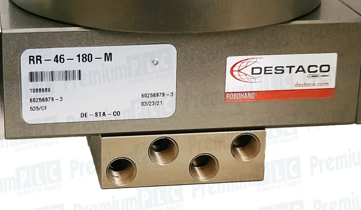 NEW DESTACO ROBOHAND RR-46-180-M MEDIUM DUTY FLANGE OUTPUT ROTARY ACTUATOR NSNP
