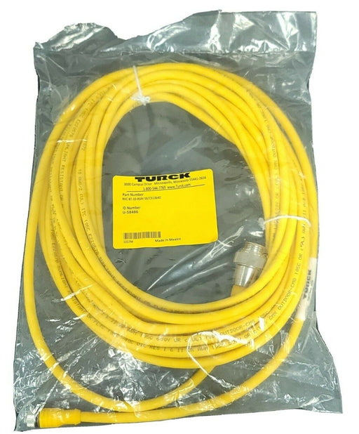 NEW TURCK RKC 8T-10-RSM 50/CS13640 CORDSET ID NO. U-58486