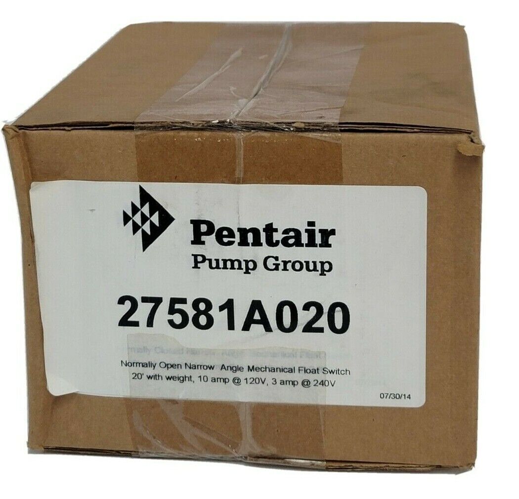 NIB PENTAIR PUMP GROUP 27581A020 PUMP GROUP FLOAT SWITCH