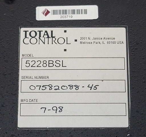 TOTAL CONTROLS 5228BSL NUMERIC DISPLAY