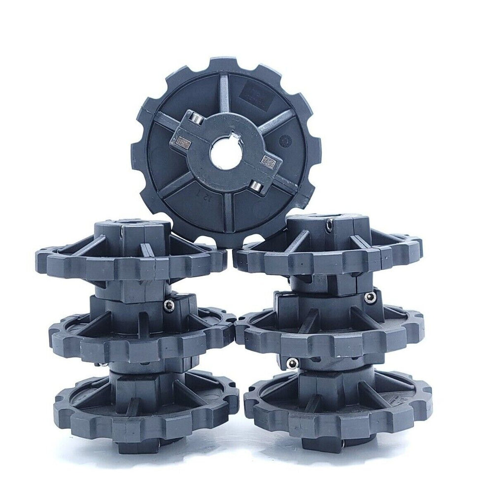 LOT OF 7 NEW REX 12T SINGLE ROW SPROCKETS