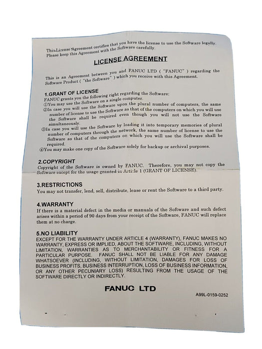 NEW FANUC A02B-0207-K770 OPEN CNC FLOPPY DISK SET EN07-1, EN07-2, EN07-3, EN07-4
