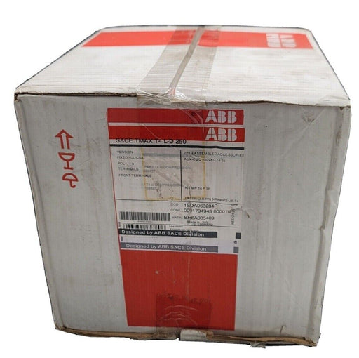 NEW ABB SACE TMAX T4 L-D 250 CIRCUIT BREAKER 1SDA063284R1 W/ ACCESSORIES
