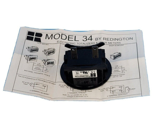 NIB TRUMETER REDINGTON 3410-3000 ELECTRONIC LCD HOUR METER AC/DC