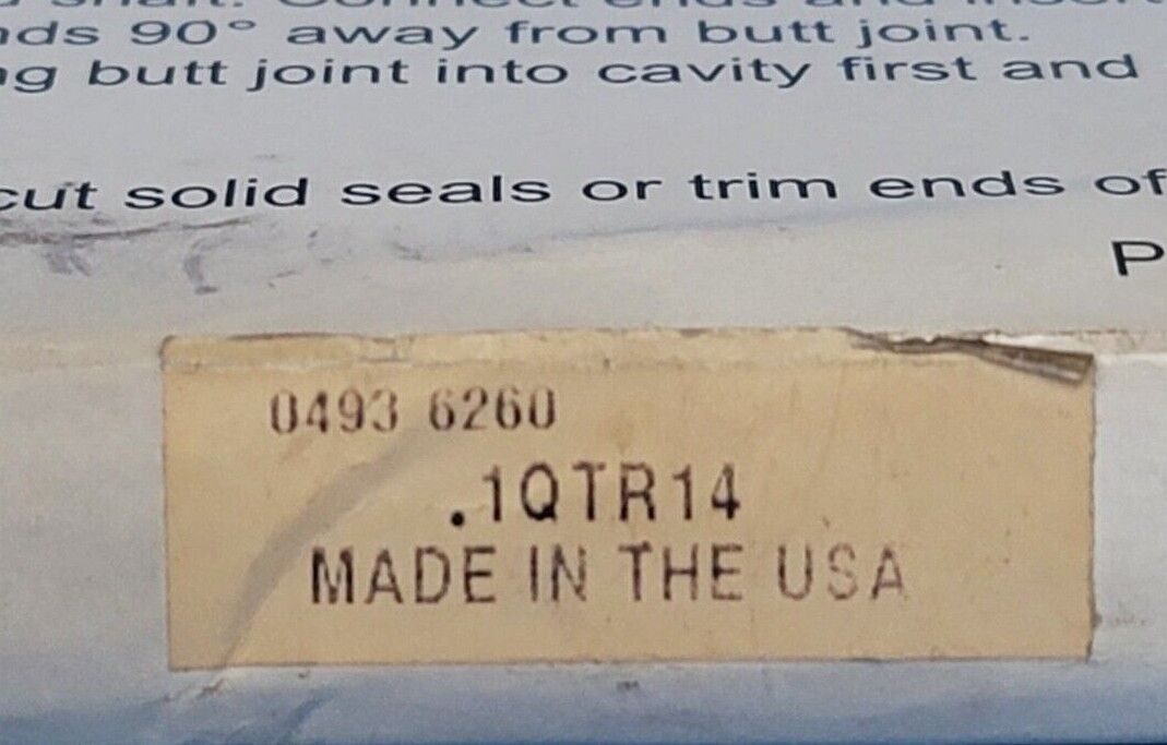 NIB PARKER 1QTR14 OIL SEAL BLACK