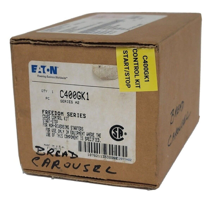 NIB EATON C400GK1 SERIES A2 COVER CONTROL KIT START-STOP