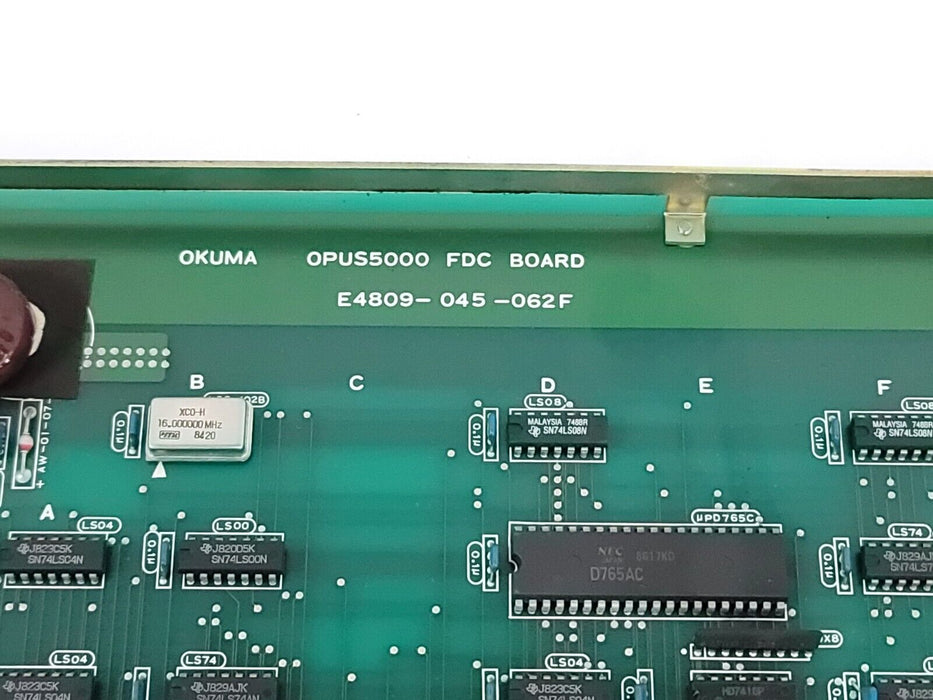 OKUMA E4809-045-062F OPUS 5000 FDC BOARD E4809-045-062 E4809045062F