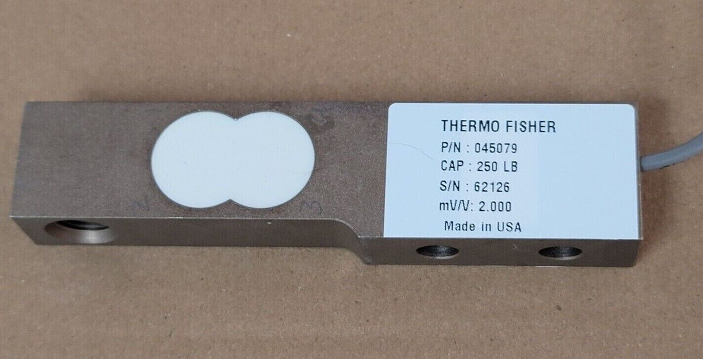NIB THERMO FISHER P/N: 045079 LOAD CELL CAP: 250 LB MV/V: 2.000