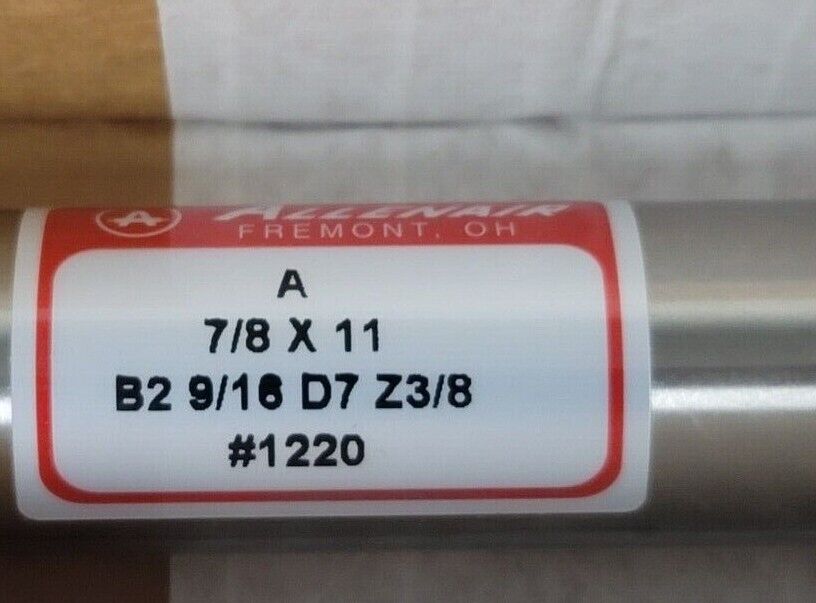NIB ALLENAIR A 7/8 X 11 B2 9/16 D7 Z3/8 #1220 CYLINDER